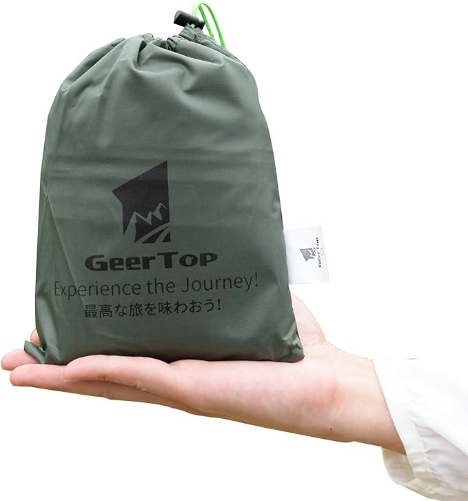 GEERTOP Portable Ultralight Tent Footprint Waterproof Ground Sheet Mat for Camping Hiking Backpacking Outdoor Picnic