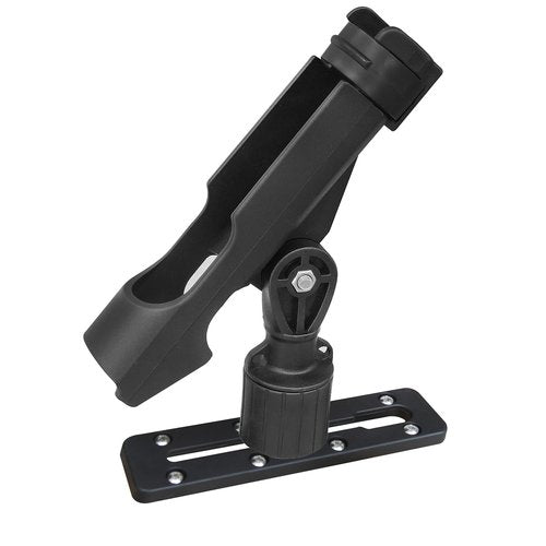 Kayak Fishing Rod Holder , Fishing Boat Rods Holder with T-Shaped Screw, 360° Adjustable Kayak Fishing Pole Holder Mounted Track or Kayak,