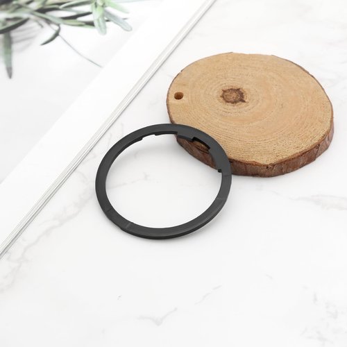 Create idea 2Pcs Bicycle Flywheel Cassette Spacer 1.8mm Flywheel Gasket Compatible with Shimano 8 9 10 11 Speed ??Mountain Bike 40.5x34.7mm Black