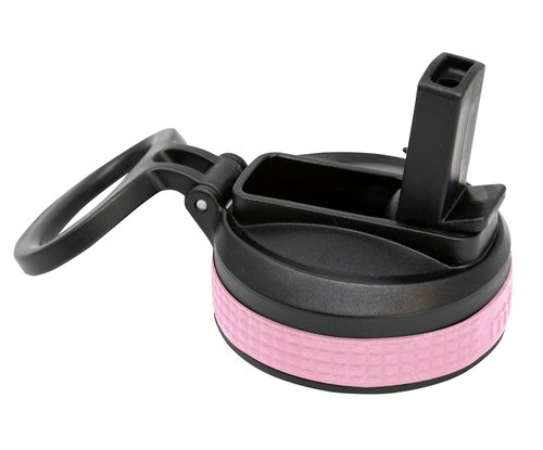 MIRA Straw Lid for Wide Mouth Bottles | Compatible with Multiple Sizes: 12 oz, 18 oz, 20 oz, 22 oz, 32 oz & 40 oz, Rose Pink