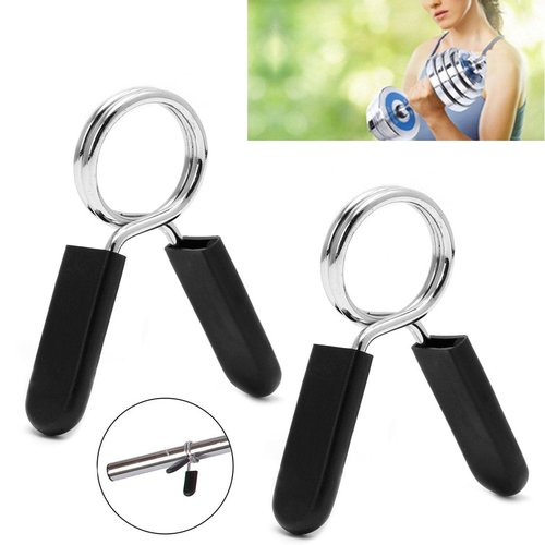 Yjcnelcr Dumbbell Lock Clamp Spring Collar Clips 28mm Barbell Gym Weight Lifting Die Cuts for Card Making On Cash to Hold The Die Cut in