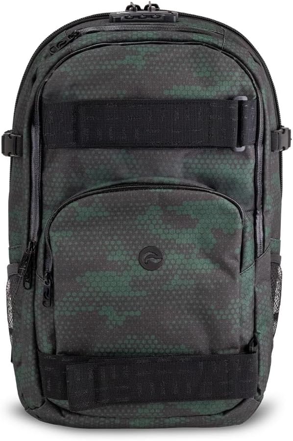 Skunk Nomad Skaters Backpack - Smell Proof - Weather Resistant- With Combination Lock