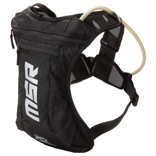 MSR Low-Profile Race Hydration Pack – 2-Liter Water Bladder Backpack – Lightweight, Secure Fit for Off-Road, Dirt Bike, MTB, MX, Enduro & Adventure Riding – Black