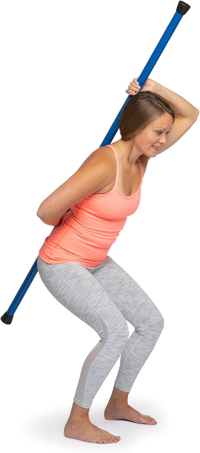 OPTP Booyah Stik by Bob and Brad - Yoga Stick for Stretching, Walking, and Exercise - Physical Therapy Stick, Pilates Stick, or Fitness Stick for Balance and Mobility Training