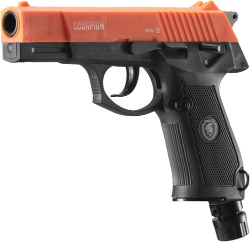 Lancer Tactical Scorpion 0.50 Cal Pepper Projectile Launcher Full Set w/Carrying Case-Less Lethal for Self Defense, Personal Defense, Home Defense (CO2 Non-Blowback)