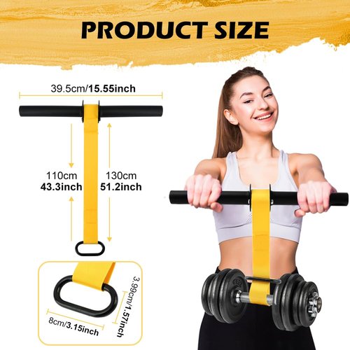 Forearm Strengthener and Wrist Roller with Quick Locking Mechanism, Adjustable Nylon Webbing Wrist & Forearm Blaster with Anti-Slip Grip Handles for Hand,Wrist,Forearm Strength Training