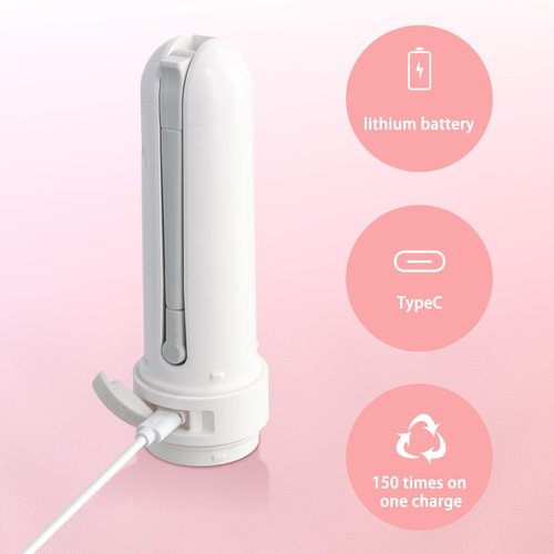 Portable Bidet for Travel - High Pressure USB Rechargeable Handheld Bidet with 3 Spray Modes - Electric Water Sprayer Toilet for Men and Women - Personal Hygiene and Postpartum Care