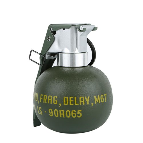Dummy Grenade Toy Model Plastic Grenades CS Airsoft Tactical Gear Accessories for Army Fans Cosplay Movie Props Outdoor (M67)