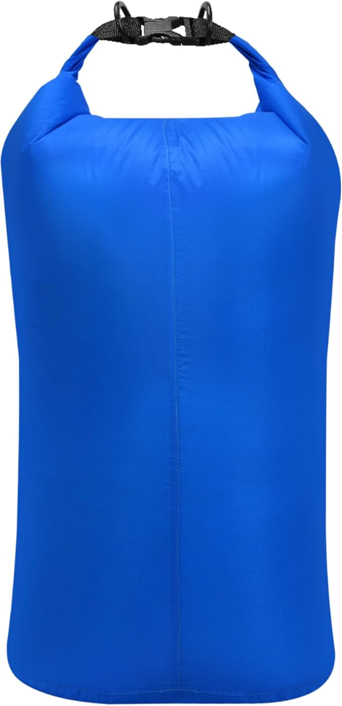 Desoto Waterproof Dry Bag - Roll Top Waterproof Backpack Sack Keeps Gear Dry, PU5000mm, for Kayaking,Boating, Hiking, Camping (Blue, 5L)