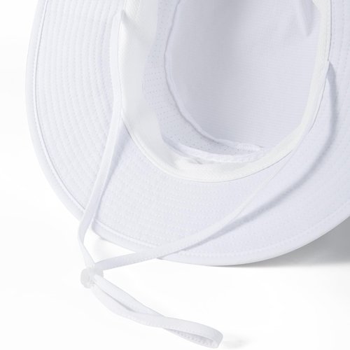 VOBOOM Sun Hats for Men Women Fishing Hat Breathable Wide Brim Summer UV Protection Hat (White)