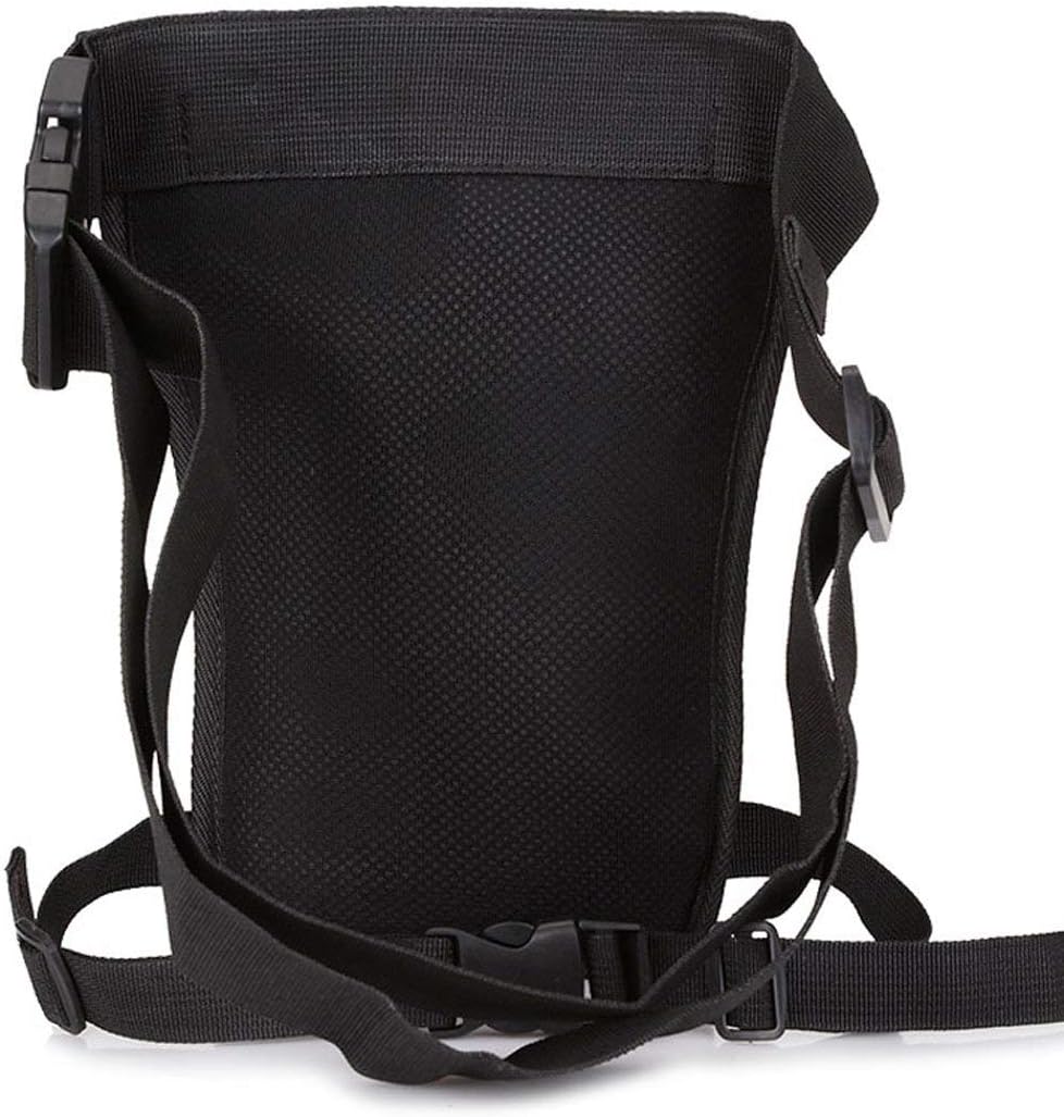 Nylon Drop Leg Bag Hiking Waist Pack for Men Women Tactical Motorcycle Bike Cycling Riding Travel Outdoor Sports Fanny Pouch
