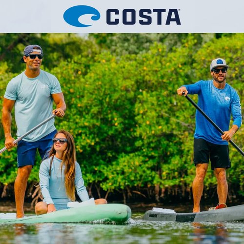 Costa Del Mar Sunglasses for Men - Brine Mens Polarized Sunglasses - Fishing, Boating & Beach UV Protection - Size 59 - Red Sky/Gray 580P