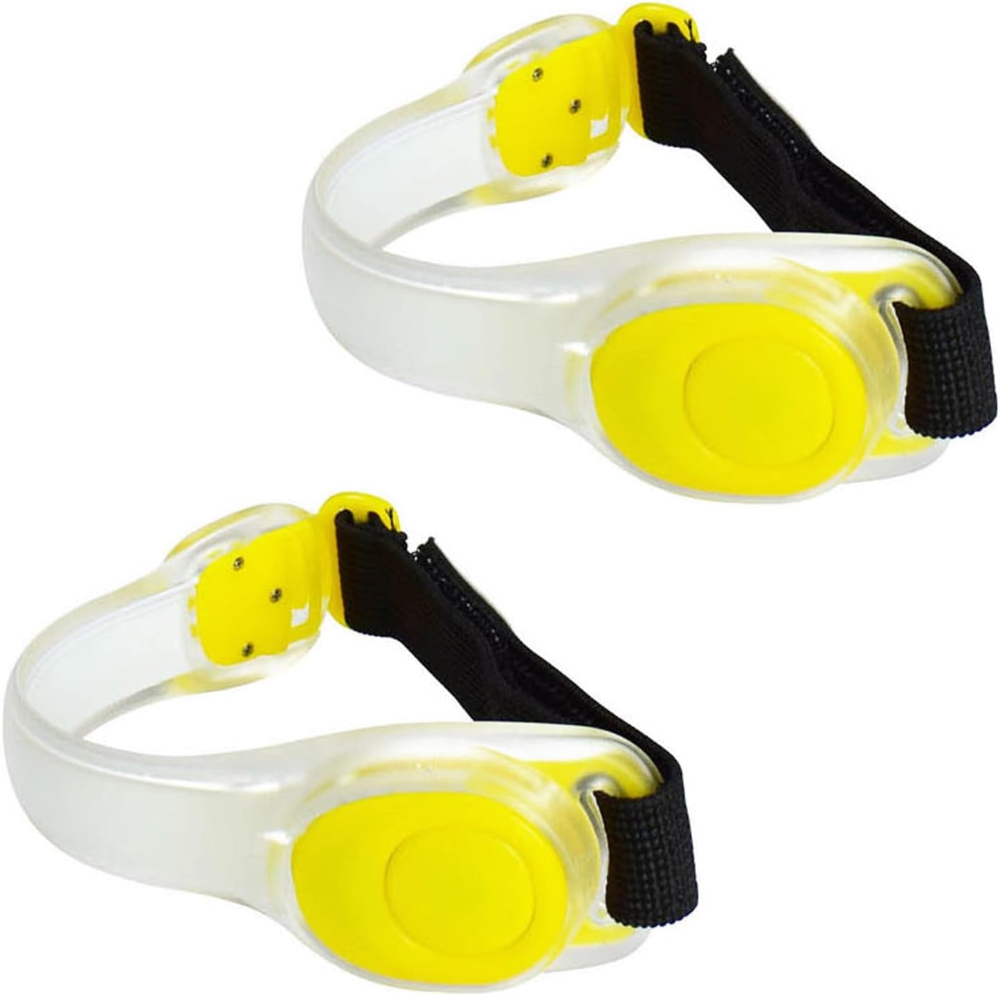 Premium LED Light Up Armband, Reflective Adjustable Wearable Silicone Running Belt Strap/Waterproof Glow in The Dark for Running Jogging Walking Cycling Concert Camping Outdoor Sports