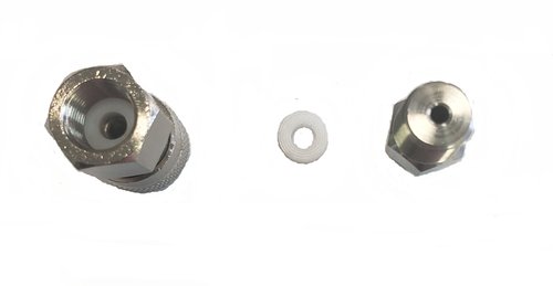 3Skull Universal Paintball Remote Line Quick Connect-Disconnect – Male and Female Set, Silver