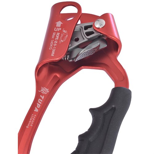 TJHSM Hand Ascender Climbing Equipment Climber (Right Hand+Red) High Strength Aluminum Alloy Climbing Ascender for Rock Climbing Tree Arborist Mountaineering