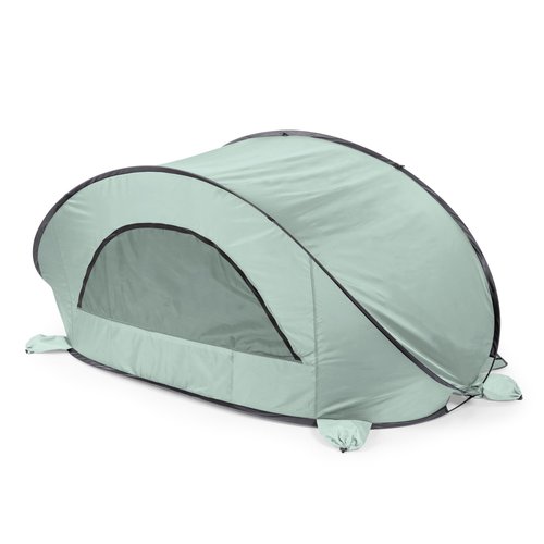 PICNIC TIME Manta Portable Beach Tent, Fully-Assembled Pop Up Tent, Beach Shade and Sun Shelter, Instant Outdoor Shade with Carrying Bag for Outdoors and UPF50+ UV Protection, (Light Green)