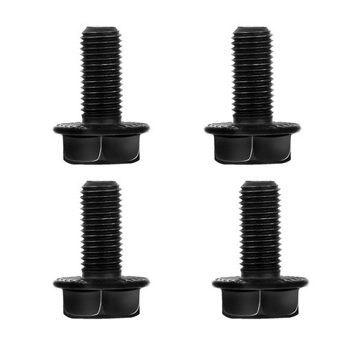 Trinkrittey 4 Pcs 8mm Bicycle Crank Bolts Bike Bottom Bracket Fixing Bolts M8 x 18mm Bottom Bracket Screws Parts for Mountain Bike Road Bike MTB