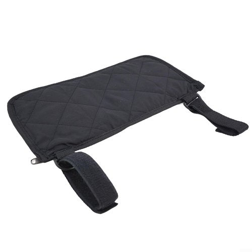 Cloudpower Camping Armrest Storage Bag, Chair Armrest Organizer, Car Seat Hanging Bag, Extended Back Buckle Canvas Beach Chair StorageBag, Side HangingBag For Bedside/Outdoor/Beach/Camping(black)