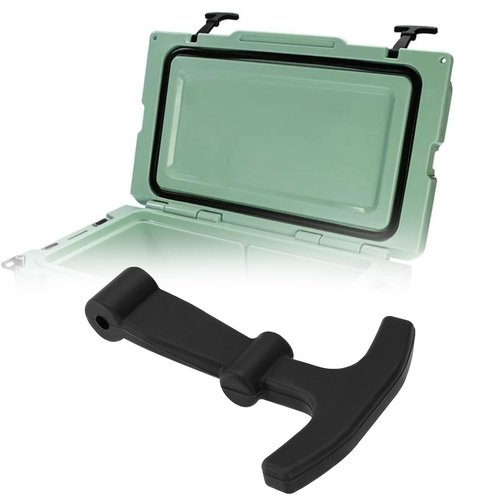 SG Store 2PCS Cooler Lid Latches 111.54x80x23mm T Shaped Silicone Latches Silicone Coolers T Latches Compatible with Yeti Tundra Coolers Accessories
