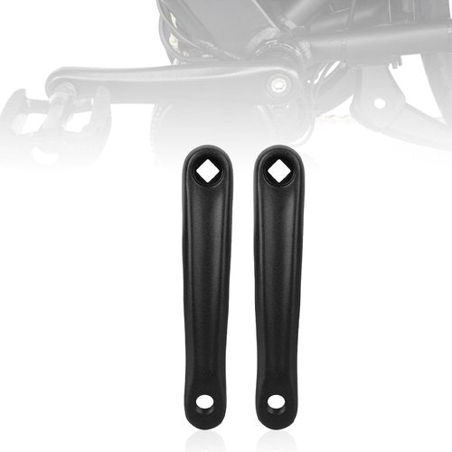 EIMSOAH Crank Arm, 170mm Crank Arm, Black Crank Arm, Crank Arms for Drive Motor, Crank Arm Set, for Electric Mountain Bikes