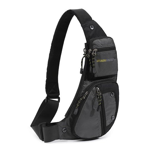 XUELILEU Sling Bag Chest Shoulder Backpack Crossbody Bags Casual Daypack for Men,Multipurpose Cross Body Chest Bag