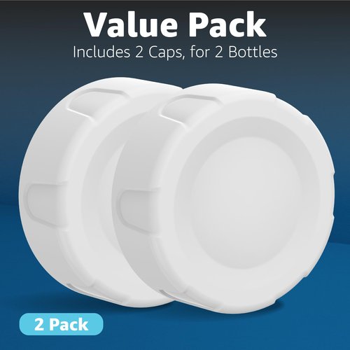 Chill Oasis Bottle Caps | Compatible With Cirkul Lids | 2-Pack | BPA Free Top Keep Dust Out Of Your Water Bottle | Leakproof Design