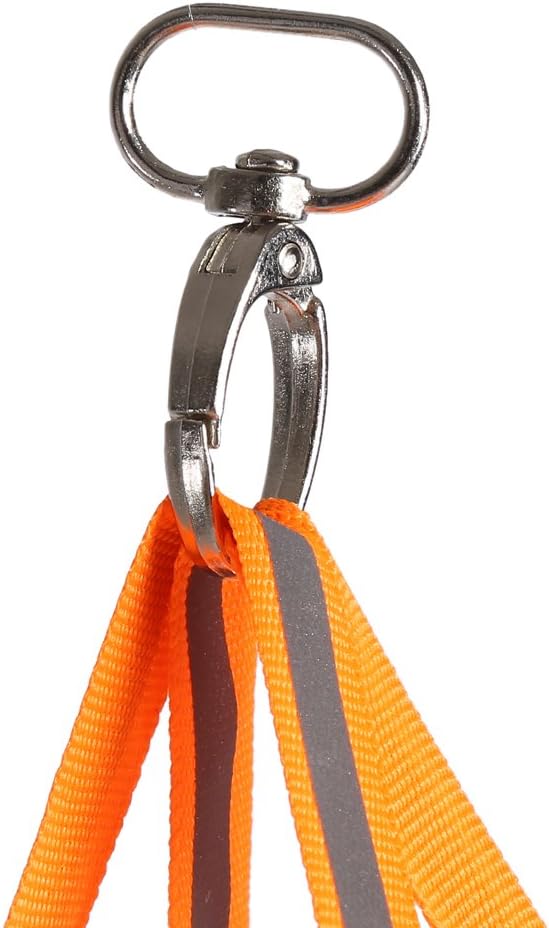 Zerodis Orange Outdoor Airport Windsock Rip-Stop Wind Measurement Sock Bag with Reflective Belt(100cm)