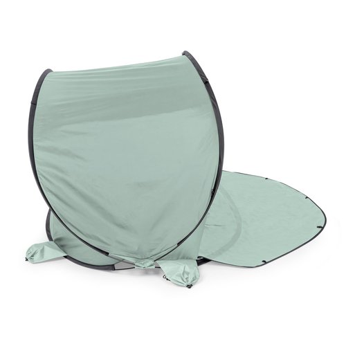 PICNIC TIME Manta Portable Beach Tent, Fully-Assembled Pop Up Tent, Beach Shade and Sun Shelter, Instant Outdoor Shade with Carrying Bag for Outdoors and UPF50+ UV Protection, (Light Green)