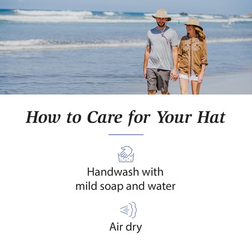 Wallaroo Hat Company Men’s Summit Sun Hat (Stone, Large/Extra Large) – UPF 50+, Wide Brim, Packable Design, Chin Strap and Adjustable Size – Sun-Smart Functional Hat for Outdoor Adventures and Travel