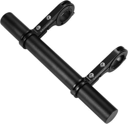 Bike Handlebar Extender Double Handlebar Extension Carbon Fiber Mount Holder with Aluminum Alloy Bracket Space Saver