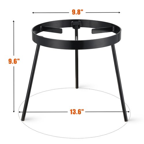 Campfire Tripod for Cooking - Campfire Cooking Equipment, Outdoor Fire Pit Stand, High Temperature Resistant Removable Camping Tripod for Cooking Dutch Oven,Jetboil,Griddle