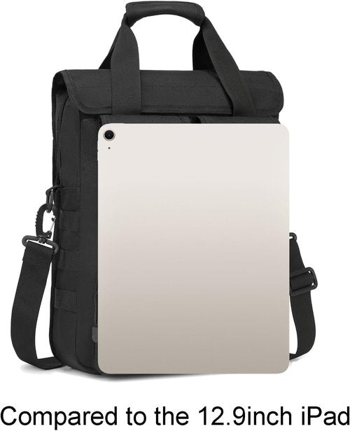 ArcEnCiel 12.9-14 Inch Laptop Tactical Messenger Bag Men MOLLE Sling Pack Briefcase Gear Handbags Utility Carry Satchel