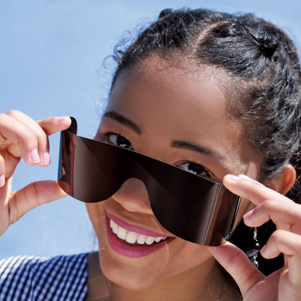 Roll Up Wrap-Around Sunglasses w/100% UV Protection, Disposable - 16 Count