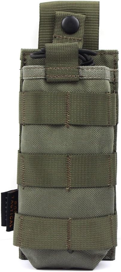 Tactical Radio Pouch - 1000D Tactical Molle Two Way Radios Holder Case for Walkie Talkies