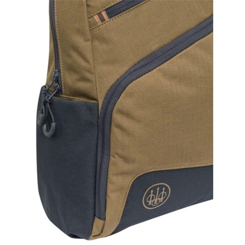 Beretta Gamekeeper EVO Durable Waterproof Lightweight Multi-Functional Outdoor Hunting Shooting Organizer Backpack with Padded Shoulder Straps & Breathable Back Support, 18L Capacity, Otter & Ebony