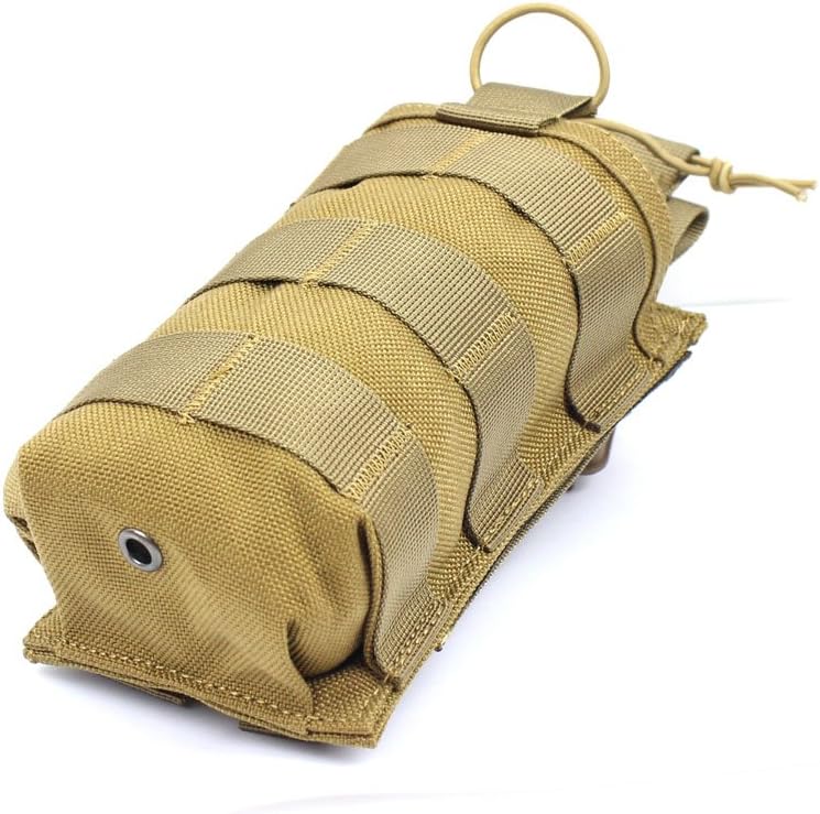Tactical Radio Pouch - 1000D Tactical Molle Two Way Radios Holder Case for Walkie Talkies