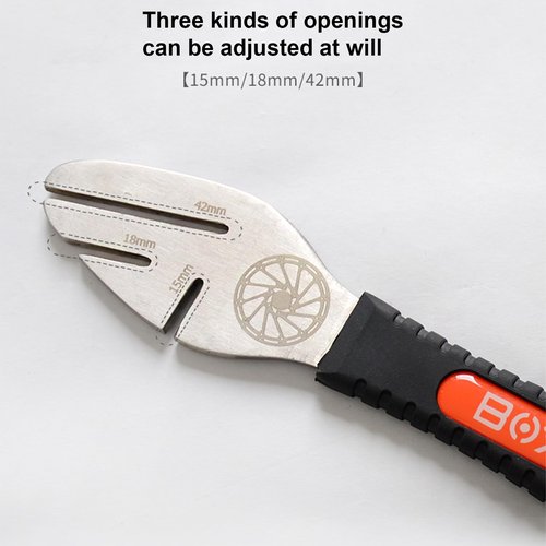 SONZUIA Bicycle Rotor Truing Fork, Bike Disk Brake Rotor Alignment Tool with Comfortable Operating Handle