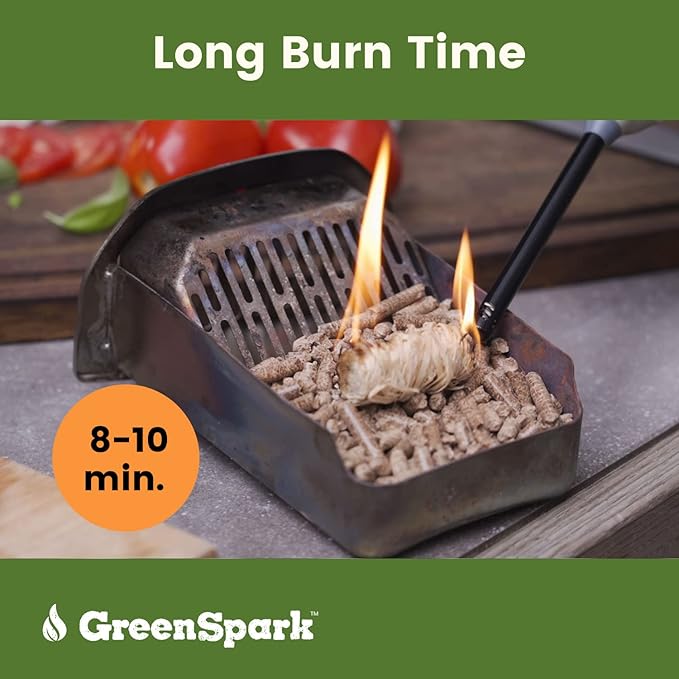 Natural Fire Starters for Grill, Smoker, Pizza Oven,BBQ,Fireplace, Wooden & Pellet Stove, Fire Pit, Long Burn, Waterproof,All Weather, Safe for Indoor/Outdoor Use (140 Pcs)