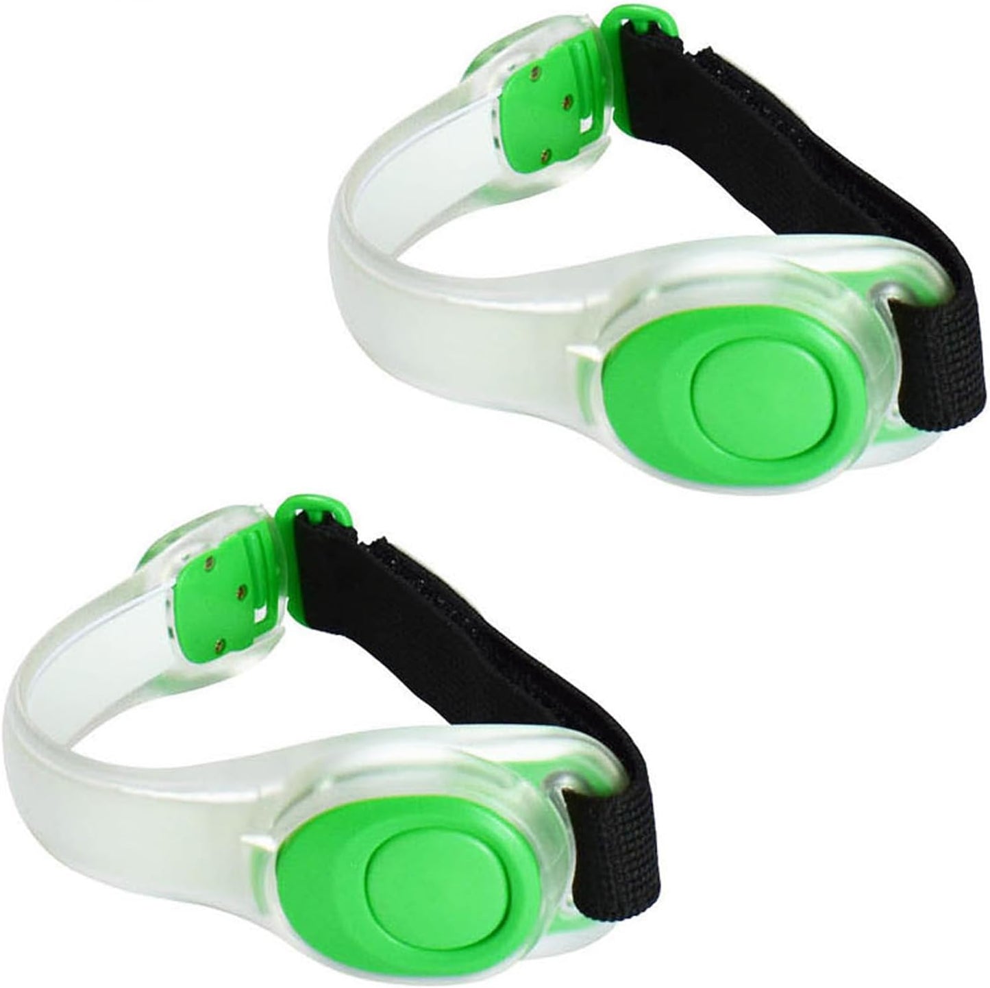 Premium LED Light Up Armband, Reflective Adjustable Wearable Silicone Running Belt Strap/Waterproof Glow in The Dark for Running Jogging Walking Cycling Concert Camping Outdoor Sports