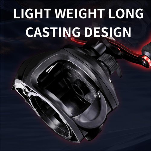 AC Baitcasting Reel Saltwater Freshwater Fishing Reels Max Drag 8KG Light Surf Cast Reel Baitcaster Reels (Right Hand)