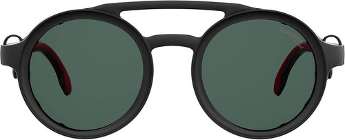 Carrera unisex adult Carrera 5046/S Sunglasses, Black/Green, 49mm 24mm US