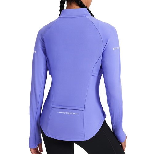 HOTSUIT Women’s Running Jacket Thermal Water Resistant Full Zip Cycling Jacket for Winter Reflective