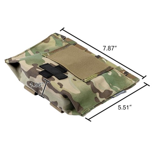 IDOGEAR OUTDOOR Tactical Blow-Out Medical Pouch First Aid LBT9022 Style Empty Seal Medical Bag Small Medic Pouch 500D Nylon(camo)