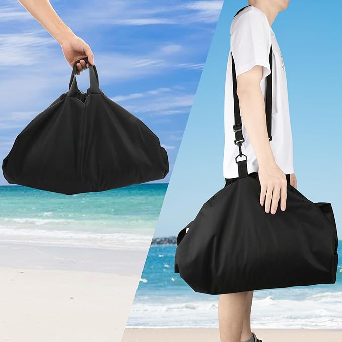 Cosmos Wetsuit Changing Mat Beach Wetsuit Storage Bag Surfer Wet Bag Foldable Waterproof Dry Bag with Handle and Adjustable Strap for Diving, Swimming, Surfing, Kayakers and Water Sports