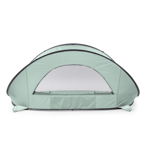 PICNIC TIME Manta Portable Beach Tent, Fully-Assembled Pop Up Tent, Beach Shade and Sun Shelter, Instant Outdoor Shade with Carrying Bag for Outdoors and UPF50+ UV Protection, (Light Green)