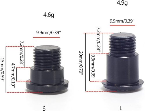Black Bicycle Rear Derailleur Screws Bike Derailleur Screw Derailleur Bicycle Wheel Screw Tx35/ Tz50 Rear Bike Derailleurs， Steel Black for Bike Rear Derailleur Fixing Bolts Derailleurs and Parts, 2