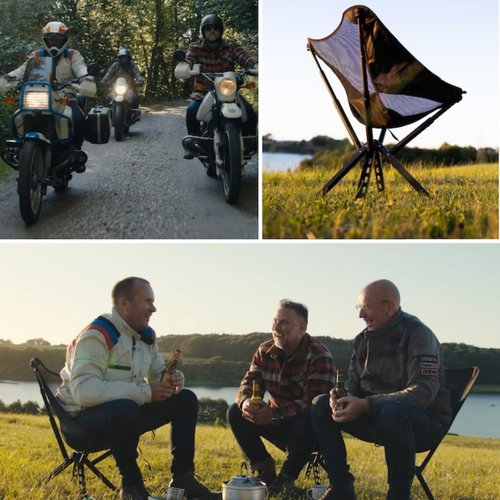 Campster2 Folding Camping Chair – Portable High Chair | 265 Lbs Capacity | Camping Essentials for Beach, Hiking & Car Camping | Compact Outdoor Chair with Carry Bag | Comfortable & Durable (Black)
