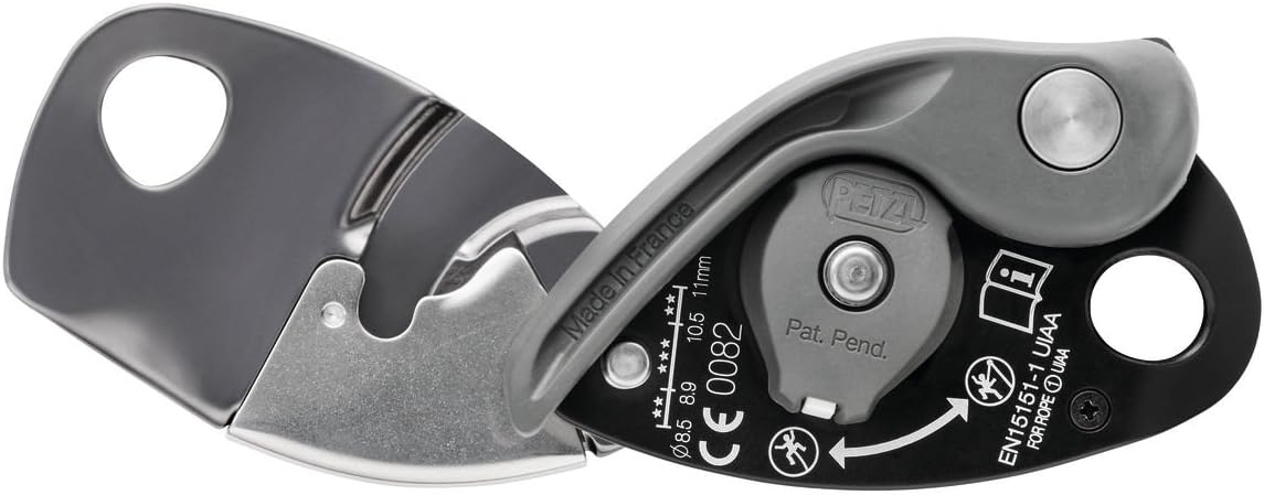PETZL GRIGRI+ Belay Device with Cam-Assisted Blocking and Anti-Panic Handle, Suitable for Learners and Intensive Use
