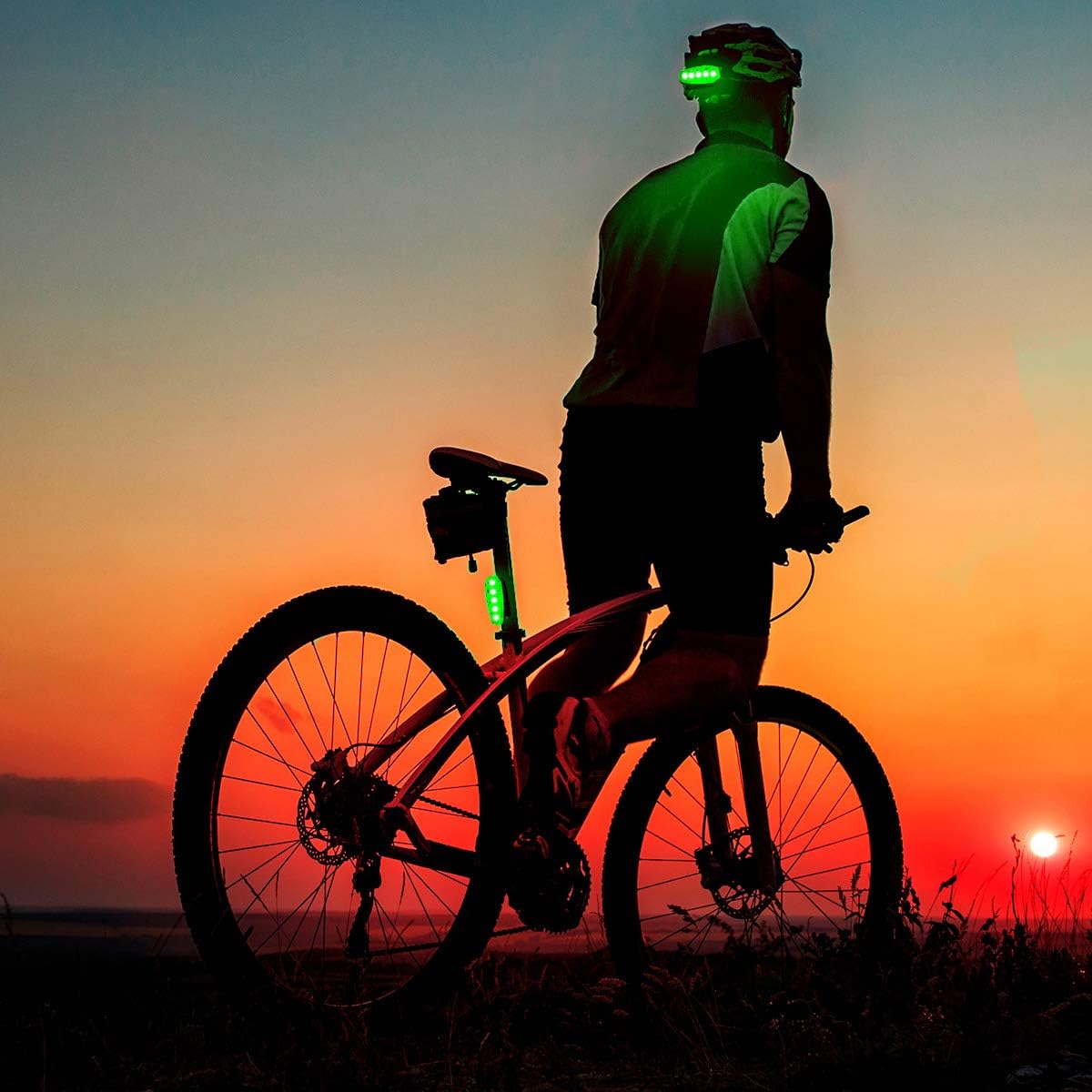 USB Rechargeable LED Safety Lights (2 Pack) - Clip on Strobe Running Lights for Runners, Joggers,Walkers,Kids,Dogs,Bike Tail Lights - High Visibility Accessories for Reflective Gear