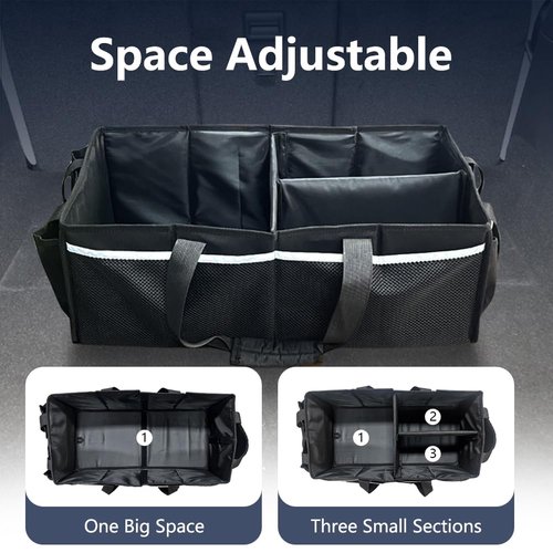 TESBEAUTY Tesla Model 3 Trunk Organizer, Camping Bag, With Leakproof Cooler, Tesla Frunk Storage Bag, Foldable Space Saving, Upgraded Thicker, More Durable,Pperfect For Grocery Shopping